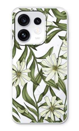 White flower pattern