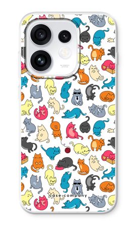Colourful cats
