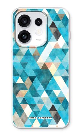 Coloured triangles blue