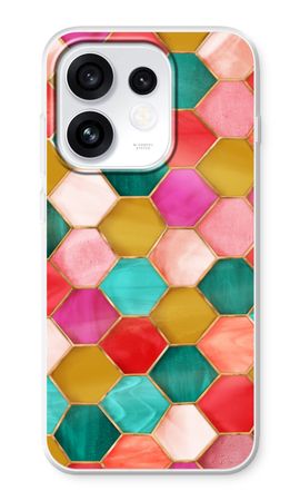 Hexagons in stained glass