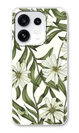White flower pattern