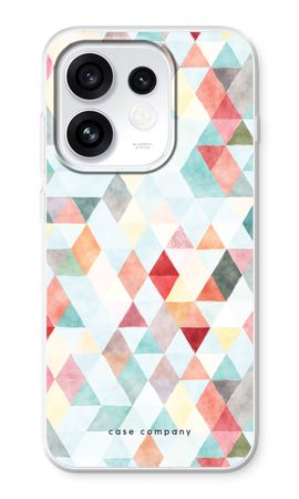 Coloured triangles pastel