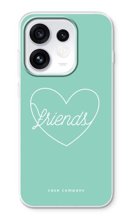Friends heart pastel