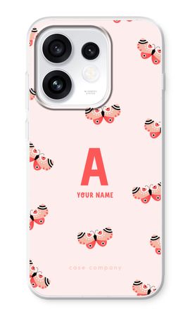 Rosy Butterflies Monogram