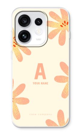 Peach Blossom Monogram