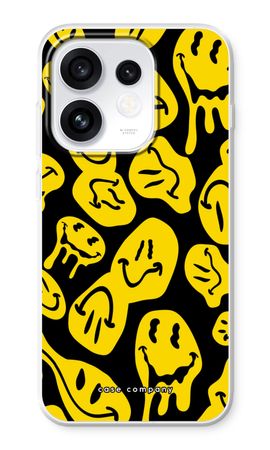Melting smiley - Yellow