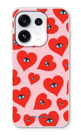 Red heart eyes