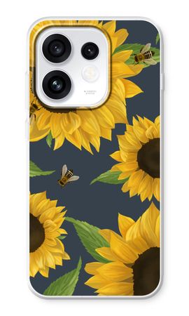 Sunflower and bees