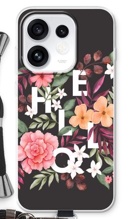Hello in flowers