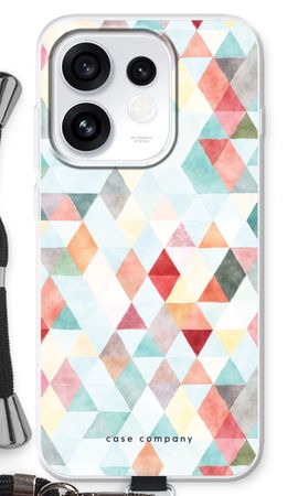 Coloured triangles pastel