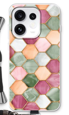 Hexagons in stained glass