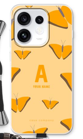 Amber Butterflies Monogram