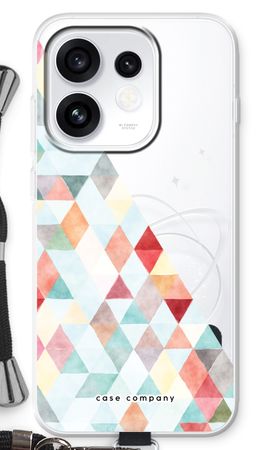 Coloured triangles pastel