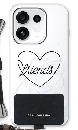 Friends heart black