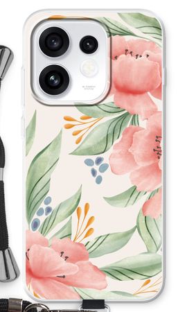 Fleurs roses douces
