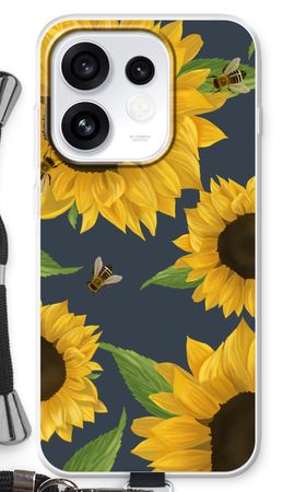 Sunflower and bees