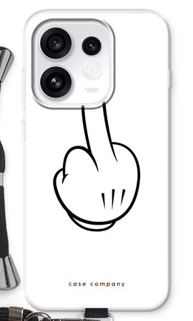 Middle finger white