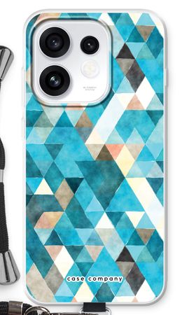 Coloured triangles blue