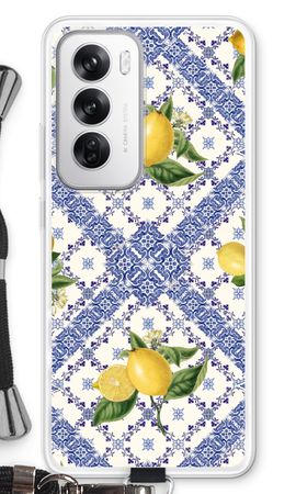 Blue tiles and lemons