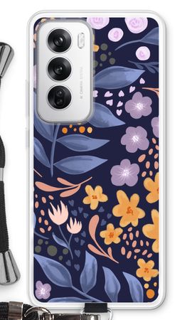 Flowers with blue leaves