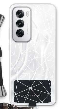 Geometric lines white