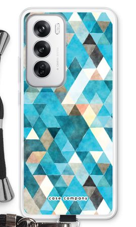 Coloured triangles blue