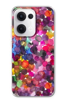 Punti acquerello sovrapposti