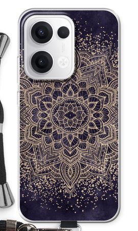 Goldenes Boho-Mandala