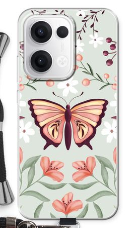 Butterfly in a floral world