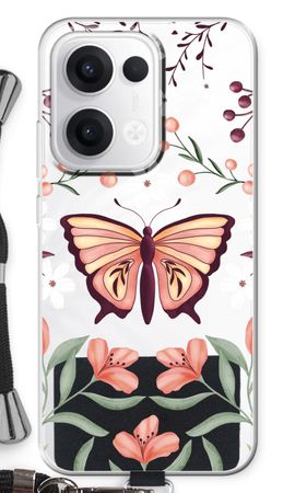 Butterfly in a floral world