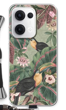 Tropical jungle toucan