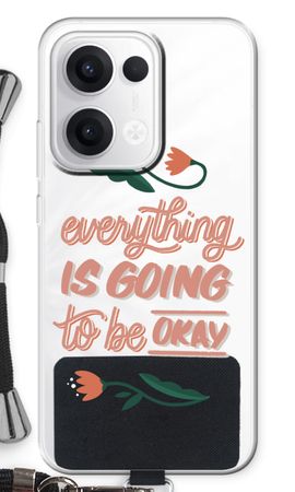 Optimistic flower girl