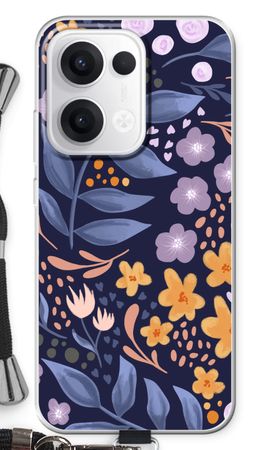 Flowers with blue leaves