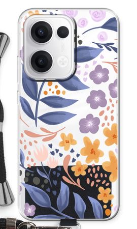 Flowers with blue leaves