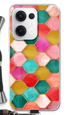 Hexagons in stained glass