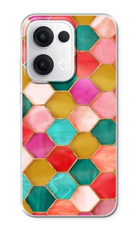 Hexagons in stained glass