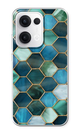 Hexagons in stained glass