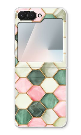 Hexagons in stained glass