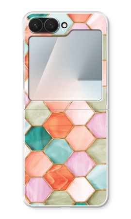 Hexagons in stained glass