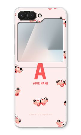 Rosy Butterflies Monogram