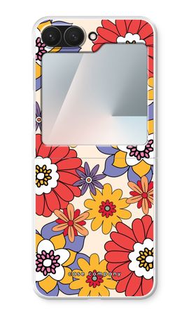 Retro Flowers - Yellow