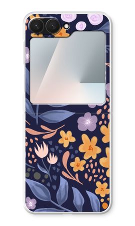 Flowers with blue leaves