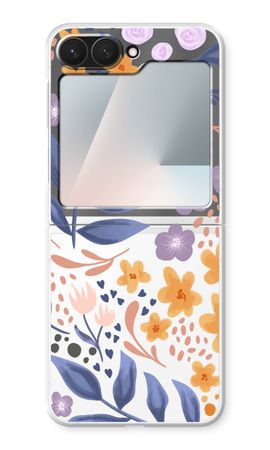 Flowers with blue leaves