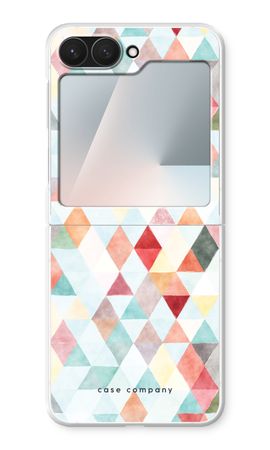 Coloured triangles pastel