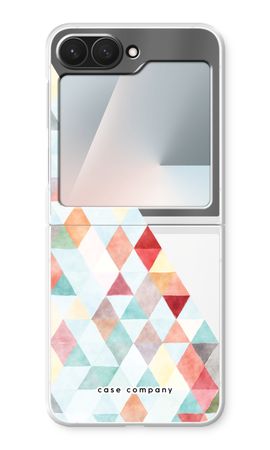 Coloured triangles pastel