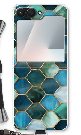 Esagoni in vetro colorato