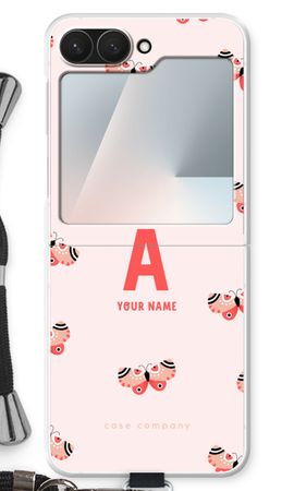 Rosy Butterflies Monogram