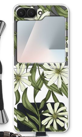 White flower pattern