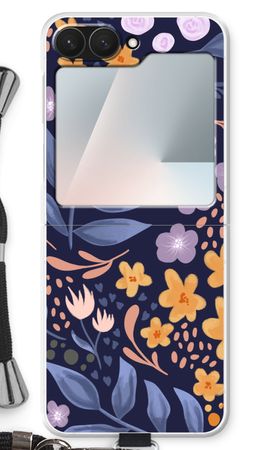 Flowers with blue leaves