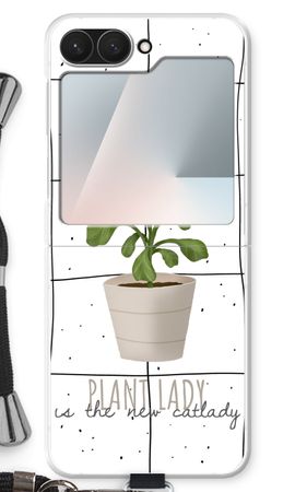 Houseplant on windowpane